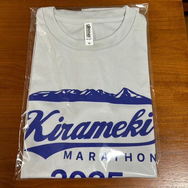 Tシャツ 速乾 ランニング いわて奥州きらめきマラソン2025 M glimmer 新品 未使用 未開封