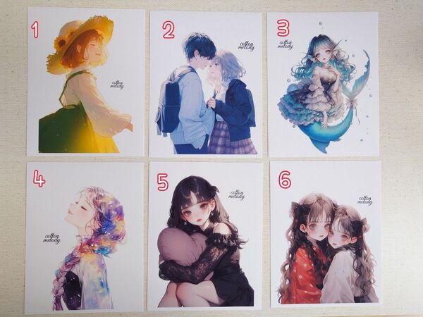 【W-726】cotton melody様 ステッカー バラ売り可能