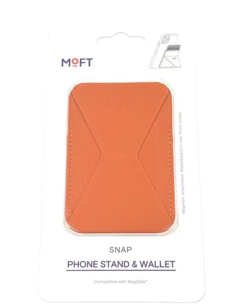 MOFT Snap-On スマホスタンド MagSafe対応 メープルオレンジ