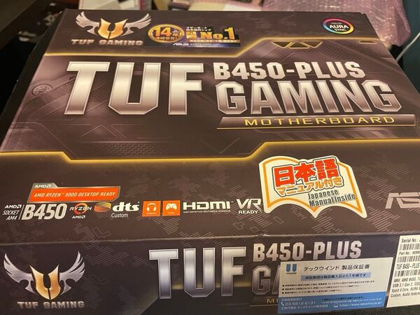 ASUS TUF B450-PLUS GAMING AM4 動作品