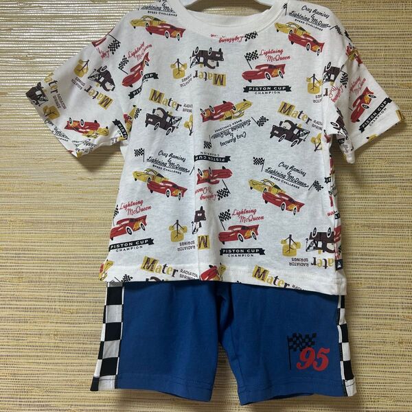 Disney カーズ Tシャツ ハーフパンツ 上下 セット 100cm キッズ