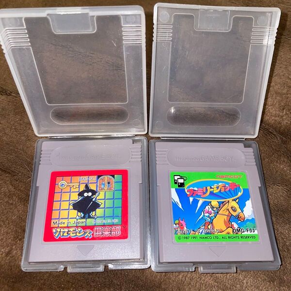 ゲームボーイソフト ソロモンズ倶楽部 ファミリージョッキー2本セット