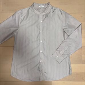 長袖シャツ ストライプ柄シャツ