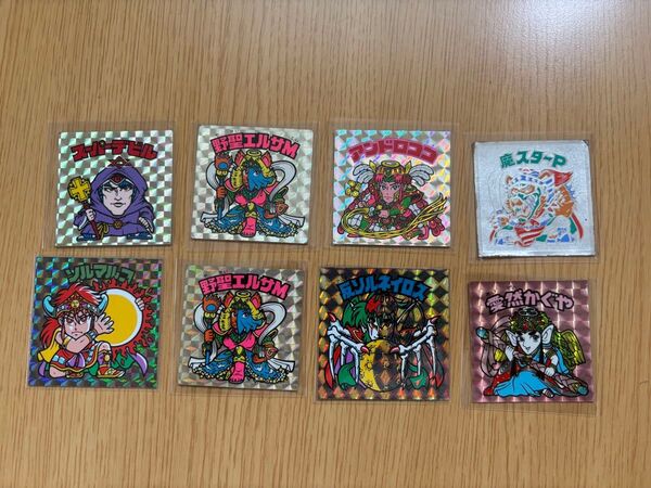 ビックリマンシール スーパーデビル アンドロココ 愛然かぐや 野聖エルサM 等 BM