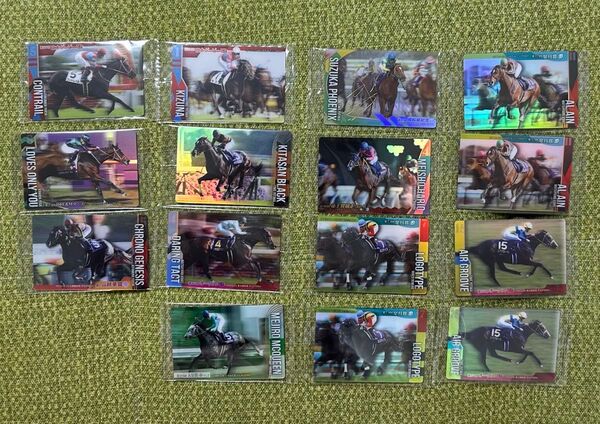 サラブレッドホースコレクション第2弾 ノーマル11種+サイン1枚(武豊)セット 競馬 ツインウエハース
