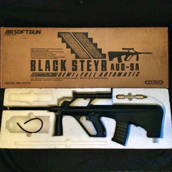 BLACK STEYR AUGーSA ガスガン マルゼン ブラックステア ジャンク品