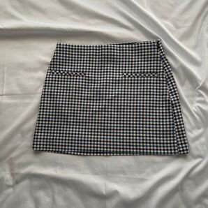 ZARA ミニスカート チェック y2k vintage ギークシック
