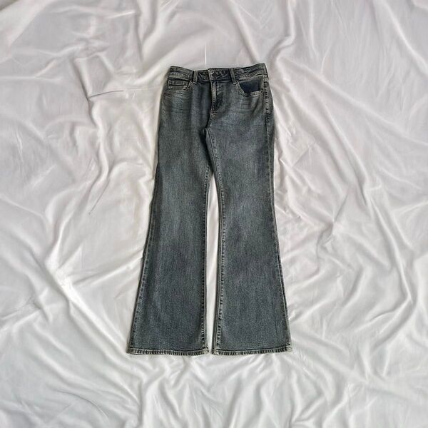 GU vintage デニムパンツ ジーンズ フレア 古着 アメカジ y2k