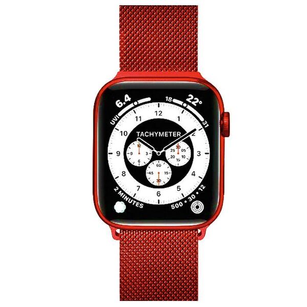 【B3B】Apple Watch ミラネーゼループ38/40/41mm(レッド)