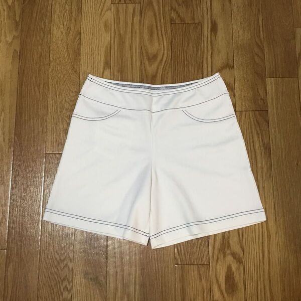 ◆ 未使用 ホワイト系 水着 パンツのみ 7S Sサイズ ☆ ショートパンツ