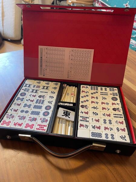 美品 全国麻雀製造組合連合会 麻雀牌 最高級品 特選牌 マージャンパイ