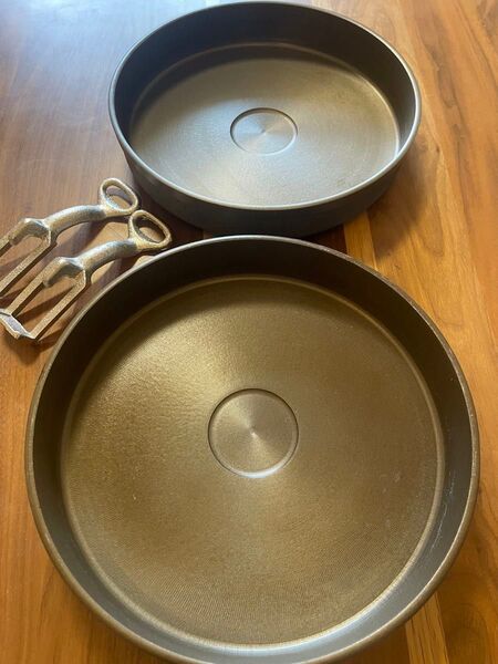 新品 2点セット トキワ 鉄すきやき鍋 ハンドル付 24cm すき焼き鍋