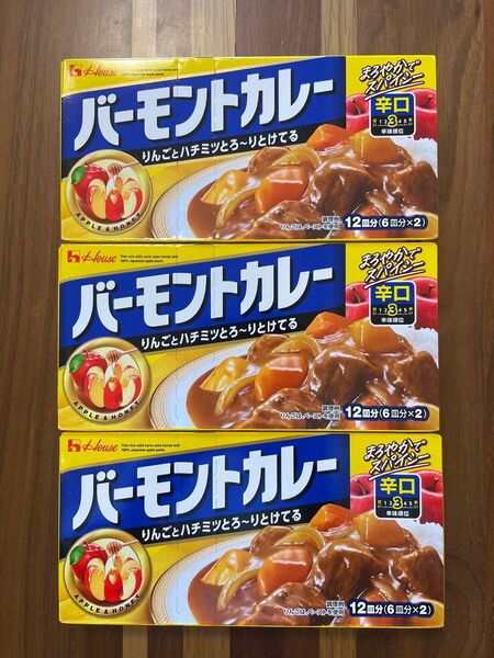 ハウス食品 バーモントカレー ルゥ 辛口 3箱 36皿分