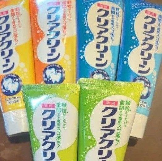 クリアクリーン 6本 薬用ハミガキ 花王 ミニおりがみ