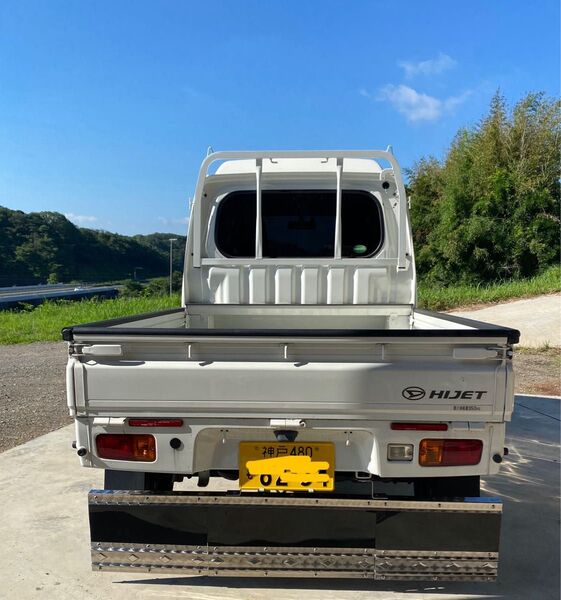 軽トラック軽トラ 長タレ 三分割 泥除け デコトラ ハイゼット ハイゼットジャンボ キャリー アクティー ミニキャブ ウロコ 菱