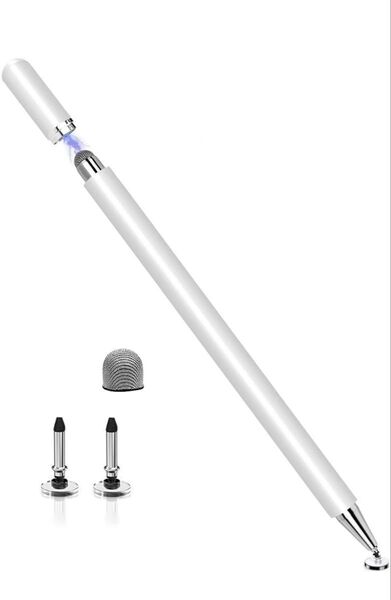 タッチペン 全機種対応スタイラスペン 充電不要 替えペン先付き 耐久性良い