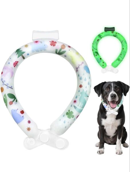 クールリング 犬 ネッククーラー 暑さ対策 ペット用 冷え首輪