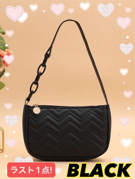 レディース ハンドバッグ ブラック ミニ スマホ 携帯 財布 小物入れ コスメ コンパクト 軽量 便利 可愛い 女性 大人系