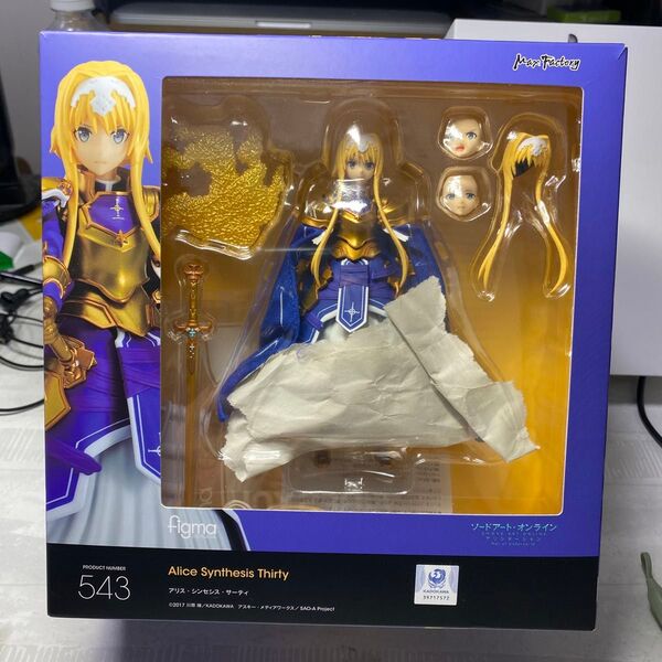 開封済み figma ソードアート オンライン アリシゼーション アリス シンセシス サーティ