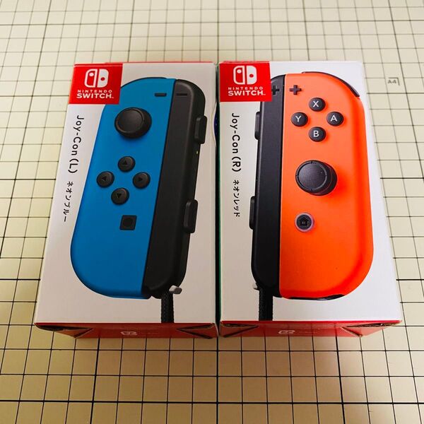 s0405 Nintendo Switch ジョイコンネオンレッドネオンブルー
