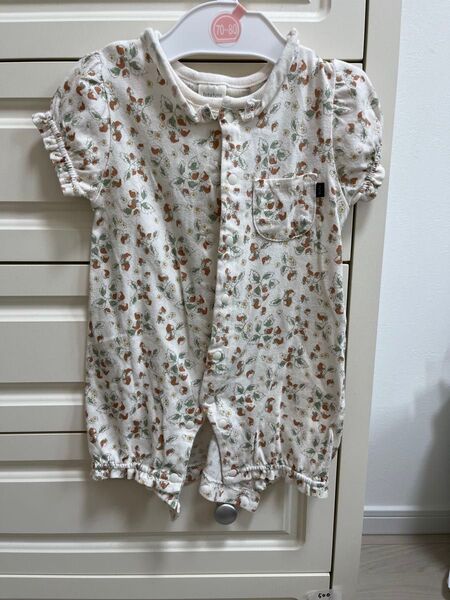 futafuta 半袖 ロンパース ベビー服 60〜70