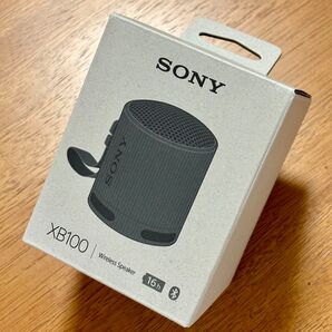 【新品未開封】SONY ワイヤレスポータブルスピーカー SRS-XB100 ブラック 保証付き
