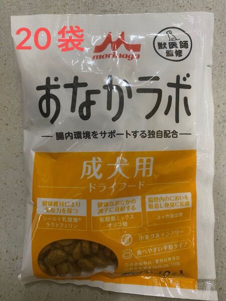 おなかラボ 成犬 800g 森永 腸内環境 ドッグフード 総合栄養食