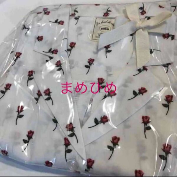 定価以下!新品☆バラ柄セットアップ☆ジェラートピケ