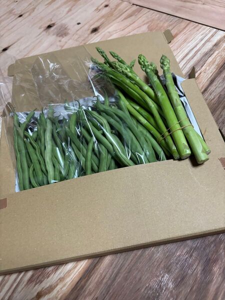 野菜詰め合わせ アスパラガスとインゲンの野菜セット
