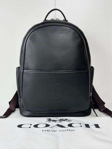 【極美品】定価7.9万 コーチ メンテ済み COACH ビジネス レザー バッグ ブリーフケース バックパック リュック 本革