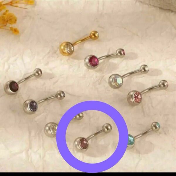 ボディピアス へそピアス 14G
