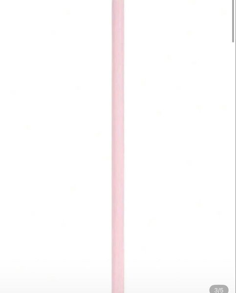 シリコンストロー ピンク2本