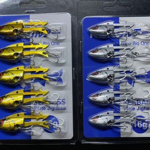 コアマン IJ-16風 KOKOルアー シーバスプレートジグヘッド 16g 26gセット