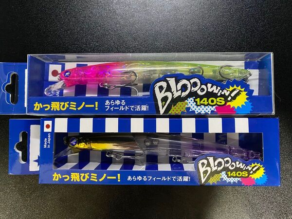 ブルーブルー ブローウィン140S ピンクチャートクリア フラッシュカーズ