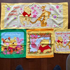 くまのプーさん タオル 4枚セット