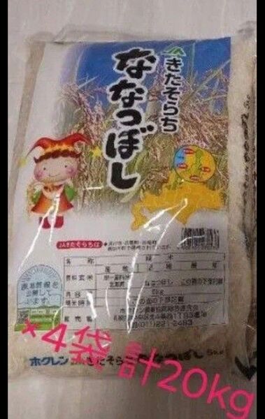 お米 ななつぼし 5kg×4袋(20kg) ホクレン