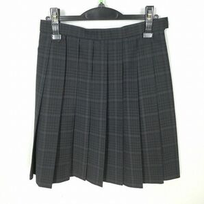 JKコスプレ グレー系チェック スクールスカート 夏物 W66丈53 富士ヨット 本物制服 東京都 私立高校