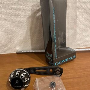 ゴメクサス カーボン製ハンドル60-75mm ベイトリール用 ノブサイズ38mm シマノ7×4mm対応