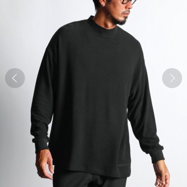 【定価9,900円】モックネック ロンT ハイネックTシャツ XL