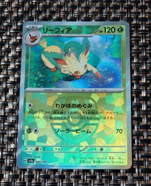 リーフィア マスターボールミラー ポケモンカード テラスタルフェスex