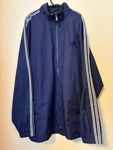adidas トラックジャケット 古着 ナイロンジャケット ジップアップ アディダス