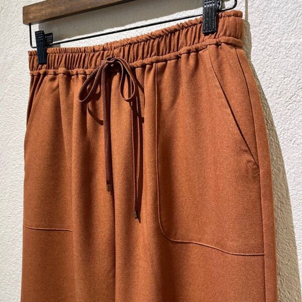 marble SUD/マーブルシュッド【オックス ドロス パンツ】テラコッタ リンネル