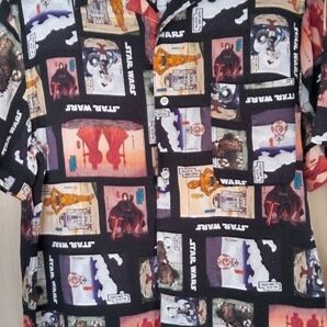 STAR WARS 浮世絵プリントアロハシャツ