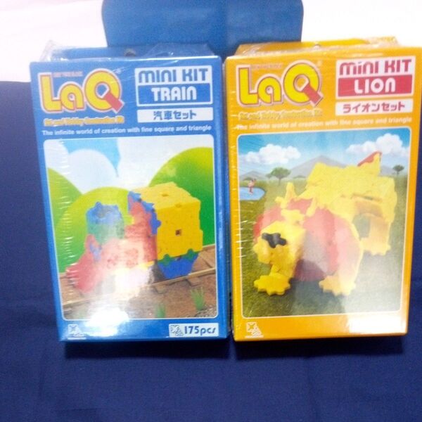 LaQ ミニキット トレイン&ライオン 2個セット