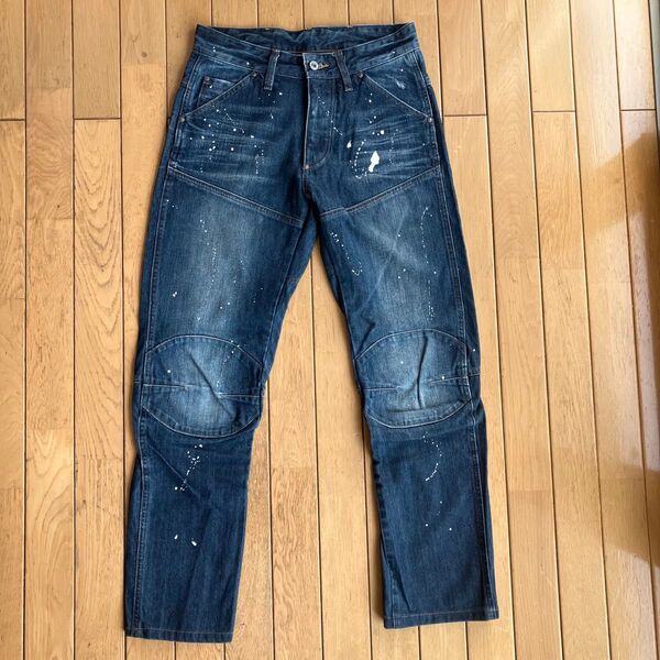 G-STAR RAW パンツ デニム ジーンズ バイカー ペイント ジースターロゥ