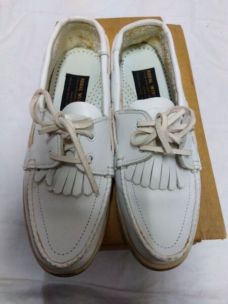 【USED美品】レディース リーガル デッキシューズ<24.5㎝>
