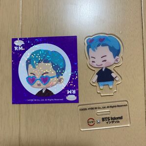 BTS Island インザソム スシロー コラボ限定 アクリルスタンド RM ホログラムステッカー