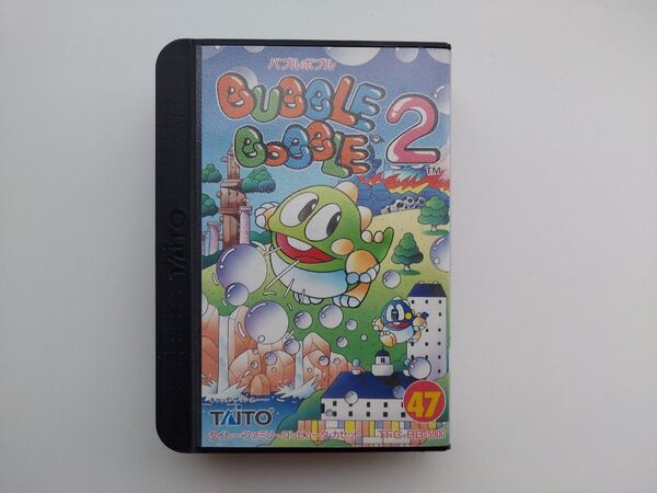 超レア『バブルボブル2』●箱とハガキ、注意書きのみ● 国内正規品 ファミコン