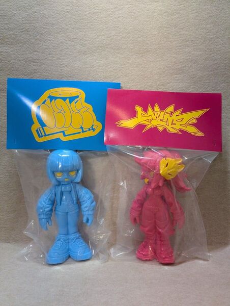 emDASH × ELECTRICTOYS ソフビ MOVE ET Cyan AMANOJAKI ET Magenta 2体セット