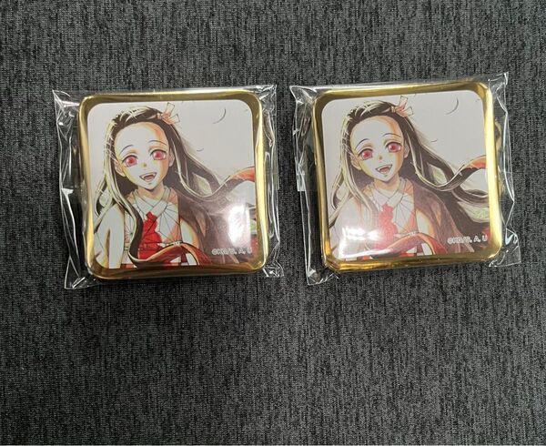 ねずこ スクエア缶バッジ お楽しみ シアターダイニング 鬼滅の刃 ufotable